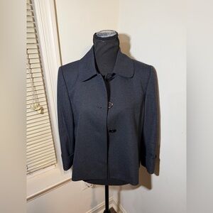 Alex Marie Women’s Black Blazer 1-Button Career Blazer/Jacket - Size 8
